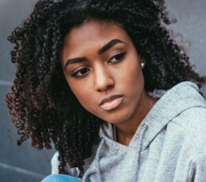 Someone thinking about pregnancy symptoms